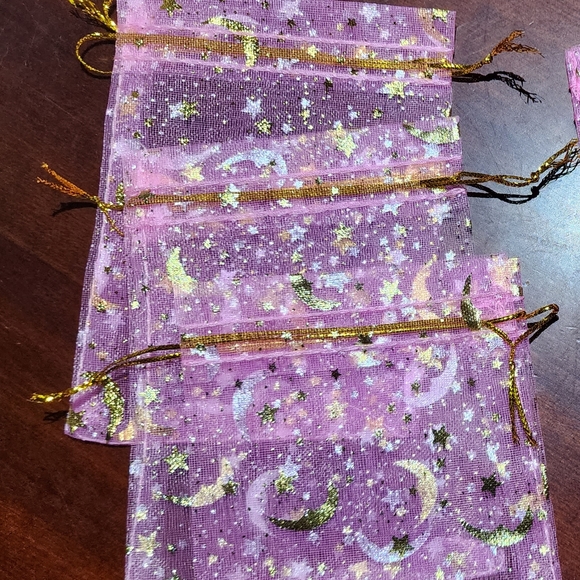 Large Drawstring Gift / Jewelry Bags - Set of 25 mixed colors - Picture 4 of 5